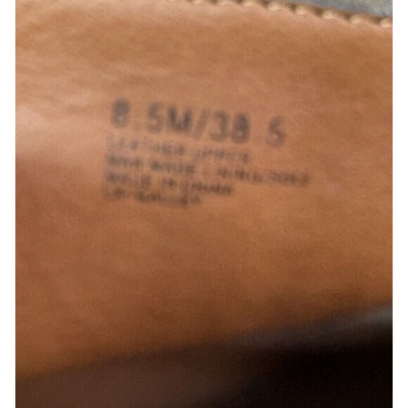 Lucky Brand GALLEY Taupe Leather Suede Low Heel Fringe Zip Ankle Boots Sz 8.5 M - Picture 12 of 16